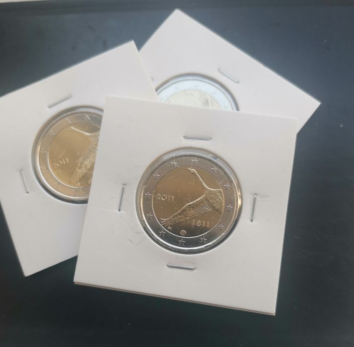 Finlândia 2011 - Moeda 2€ - 200 anos do Banco da Finlândia