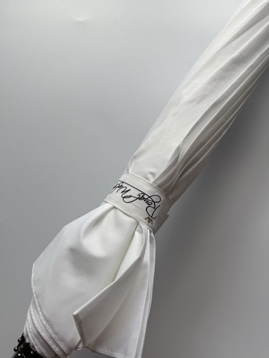 Duży parasol parasolka biała 120cm XXL