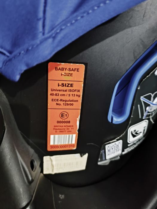 Ovo Britax Romer Baby Safe i-Size com base iso-fix
