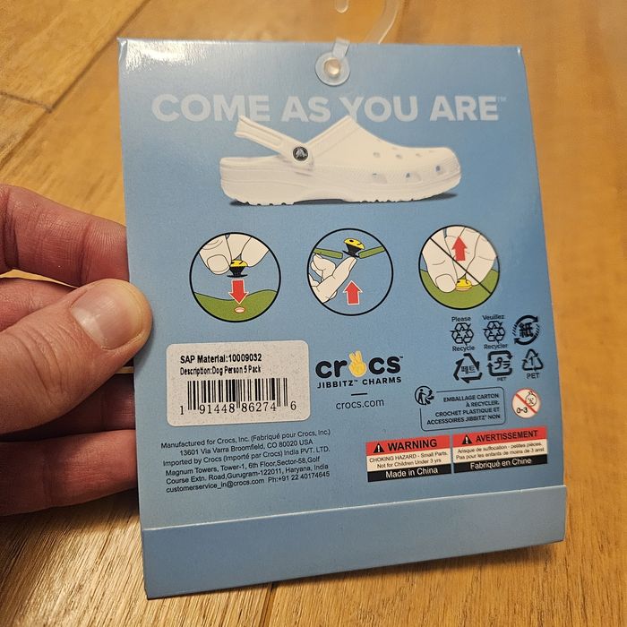 Nowe przypinki Crocs Jibbitz Charms