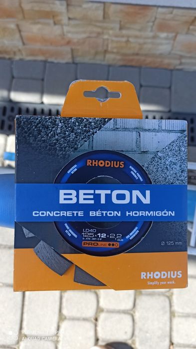 Tarcza diamentowa do betonu Rhodius LD40