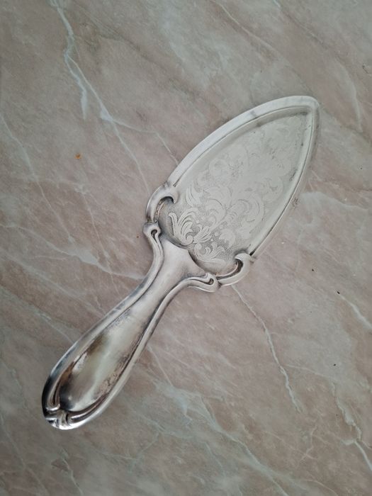Łopatka do ciasta marki Polsrebro w stylu vintage