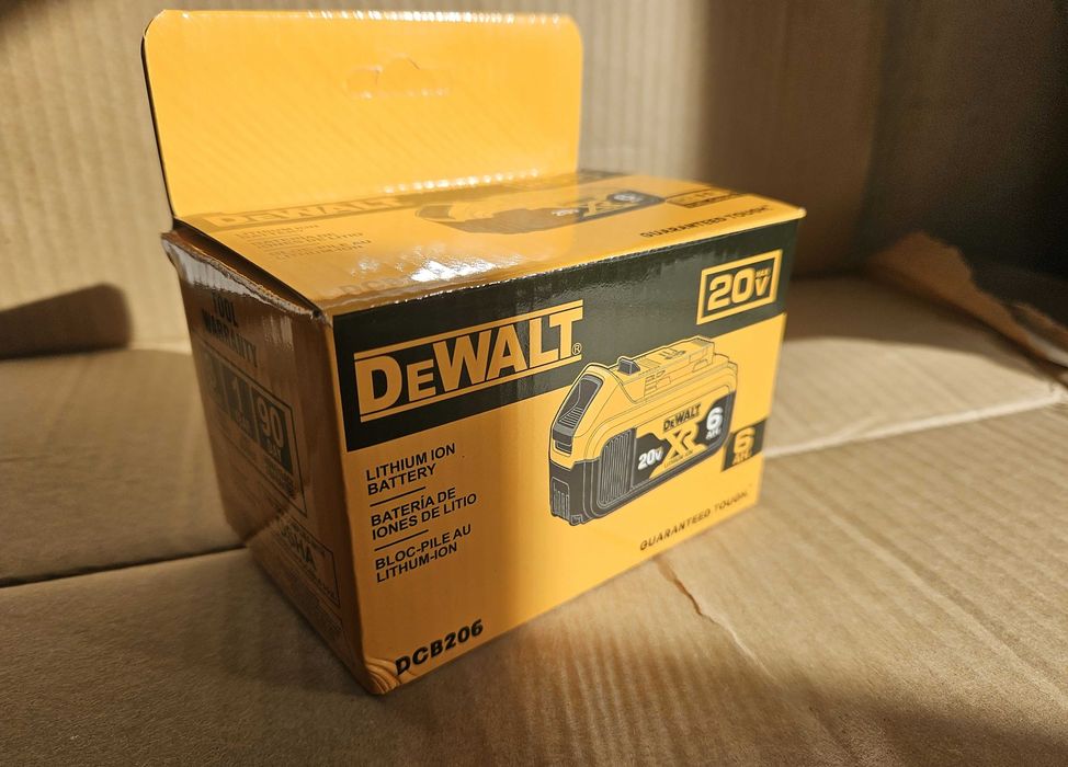 Orginalna bateria DeWalt DCB 206 20V6Ah