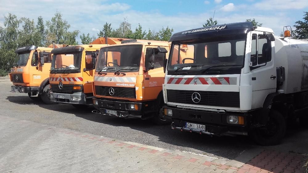 Zamiatanie ulic, parkingów, usługi i wynajem zamiatarki