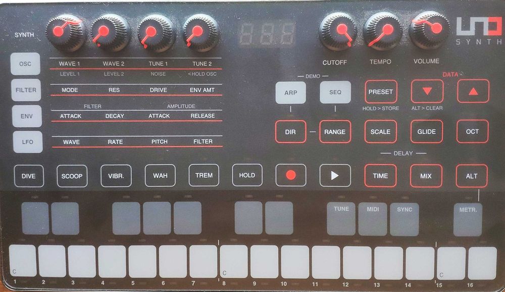 Sintetizador UNO SYNTH - Como Novo
