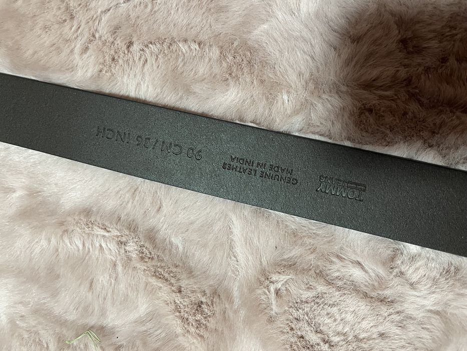 Tommy Hilfiger skórzany pasek new flag 90 belt genuine leather