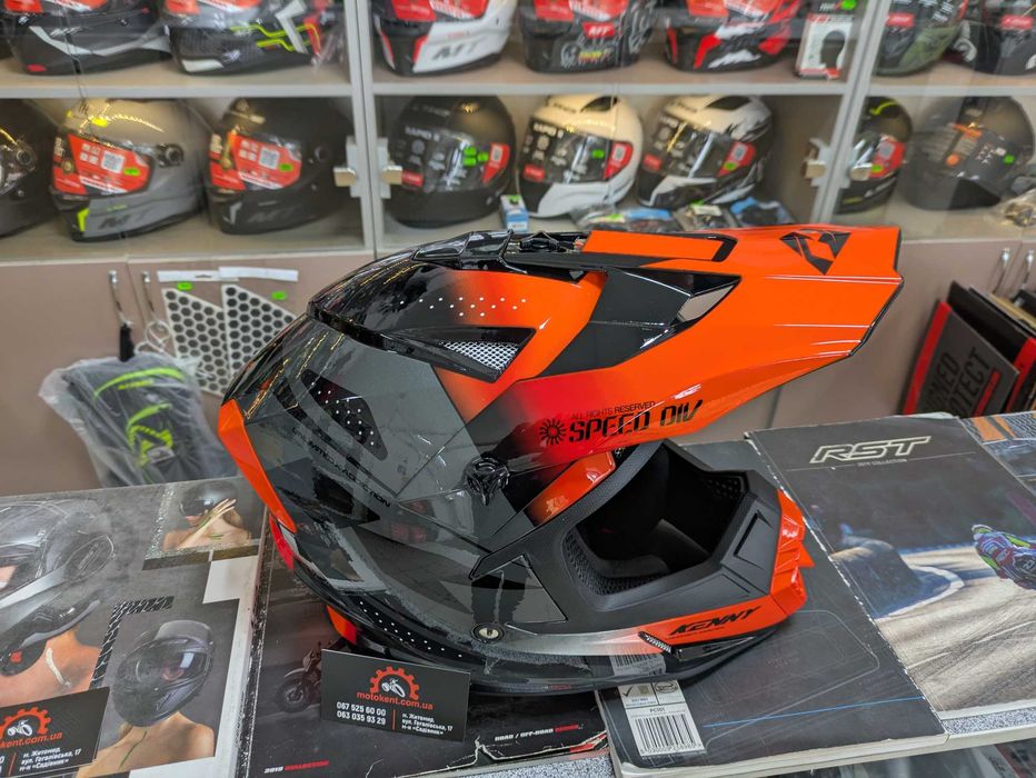 Мото шолом кросовий єндуро Kenny Track Speed мотошолом для мотокросу