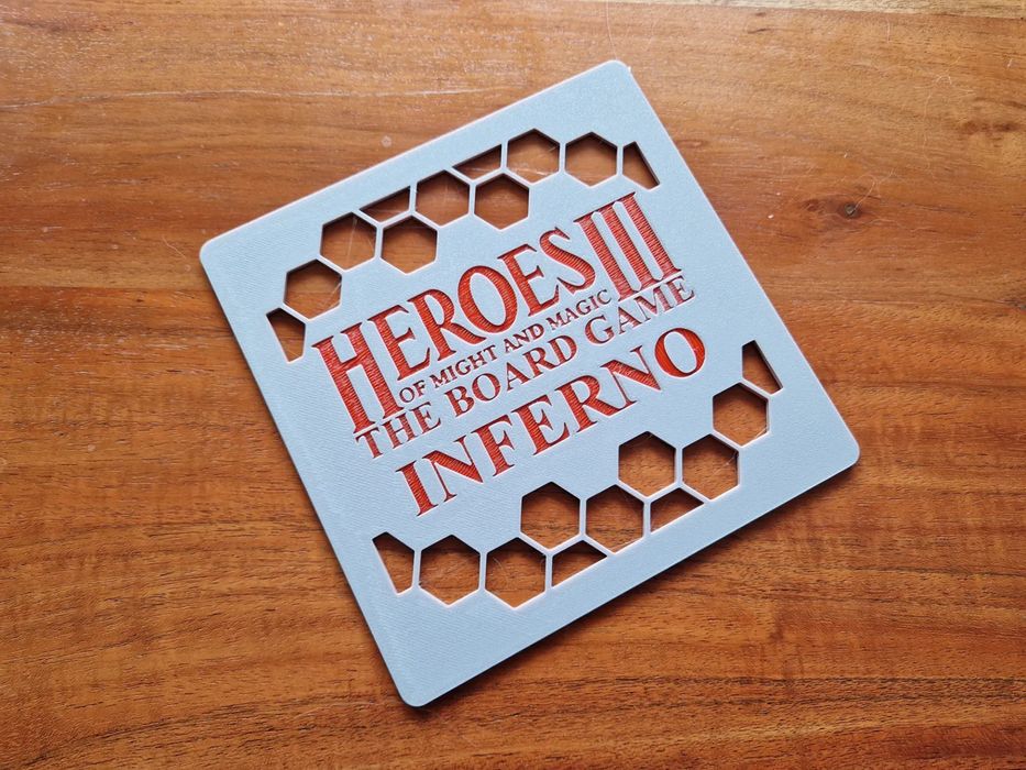 Organizador de Miniaturas Inferno - Jogo Tabuleiro Heroes 3