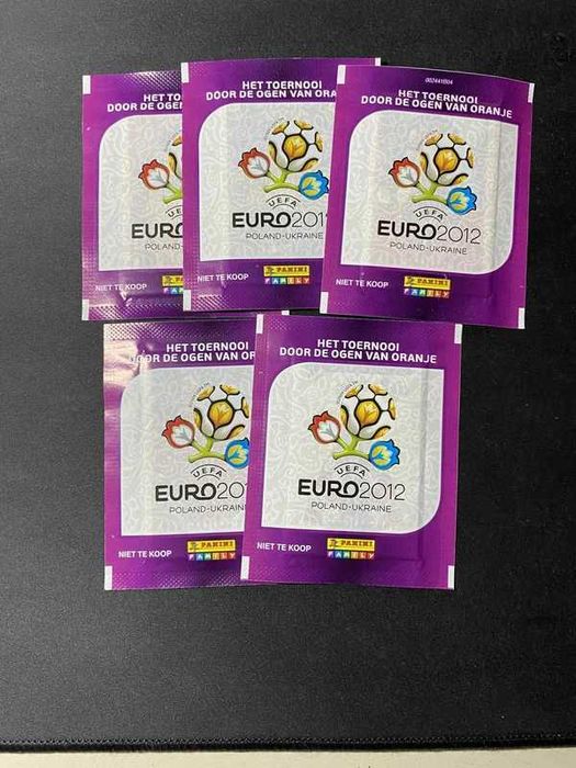 Saszetki z naklejkami euro 2012