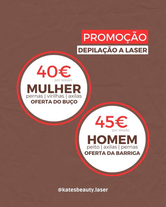 Depilacão Laser alta potência