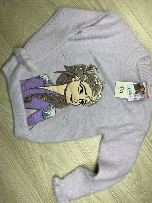 Пухнастий светр frozen c&a 7 років, 122