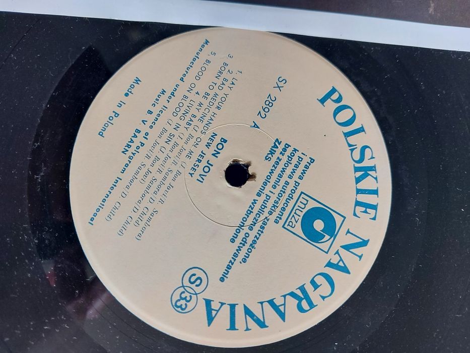 Winyl Bon Jovi "New Jersey"