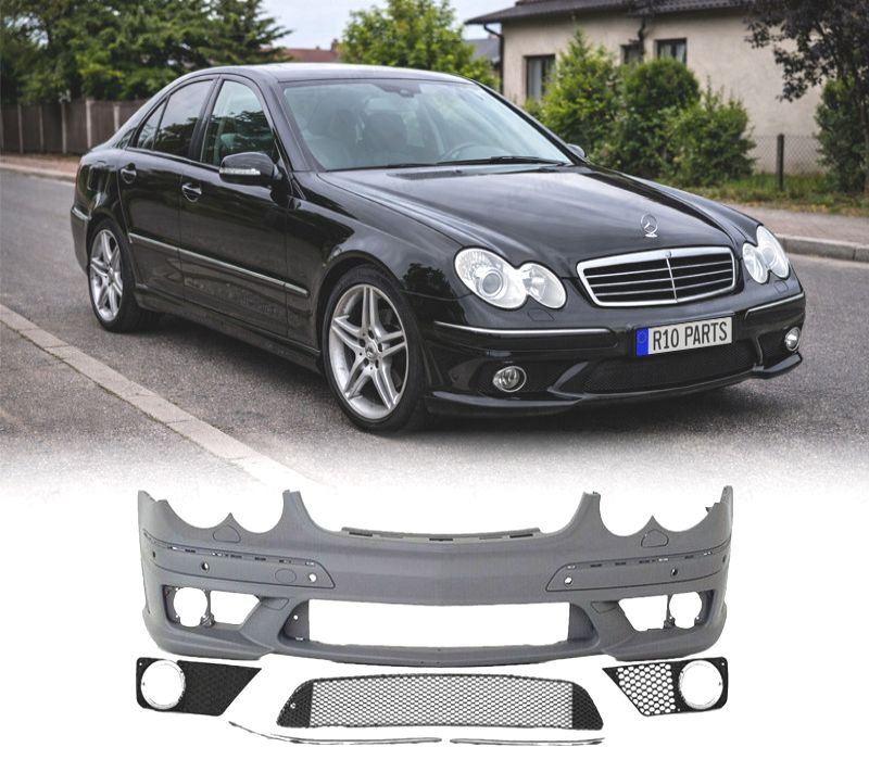 KIT DE CARROÇARIA MERCEDES CLK 200-500 W209 C209 02-09 LOOK AMG