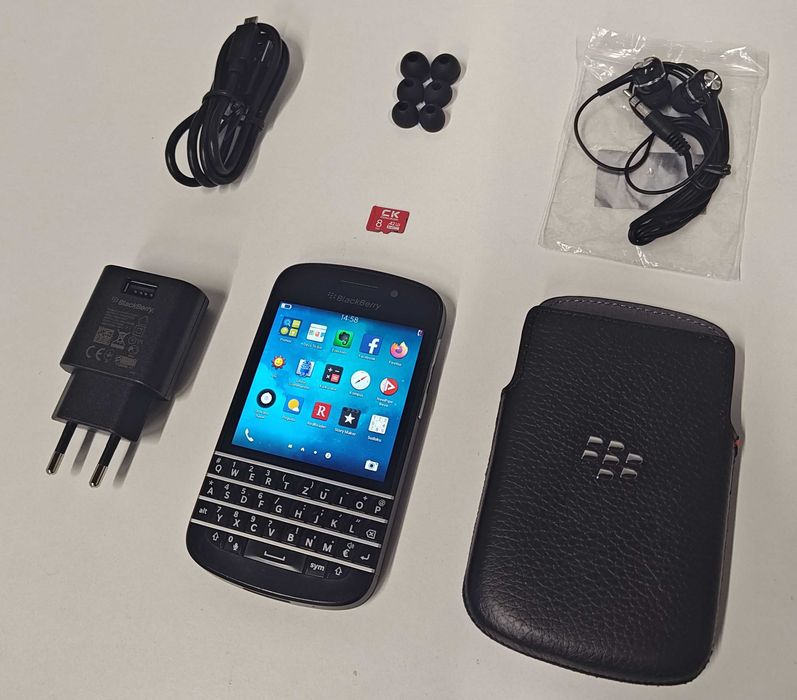 Kolekcja BlackBerry Q10  Black SQN100-3 4G LTE  Dodatki 16GB