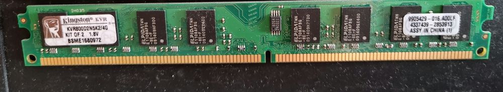 Pamięć ram ddr2 pc2 2GB 800MHz