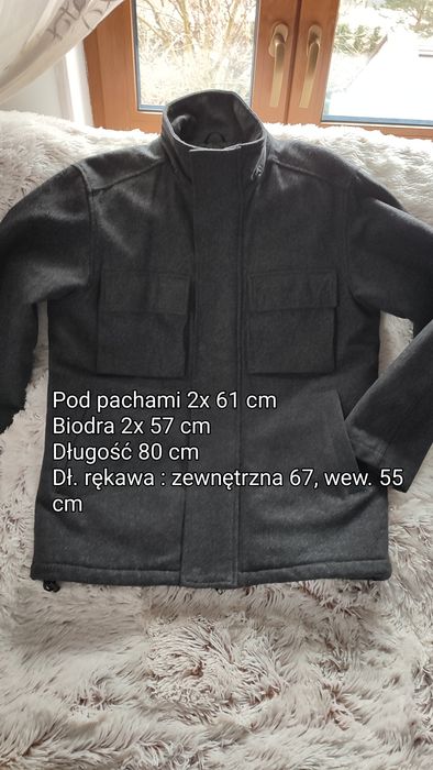 Męski płaszcz przejściowy