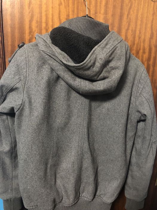 Casaco canadiana com pêlo