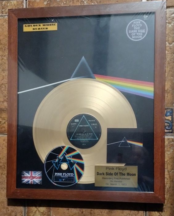 HANDMADE "золота платівка" на стіну.