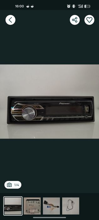 Auto-radio Pioneer USB MVH-150UI