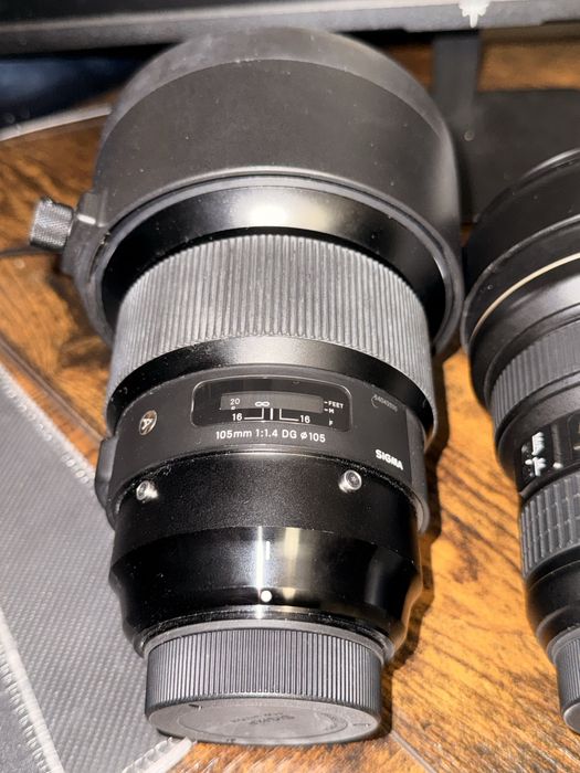 Sigma art sigma zestaw obiektyw obiektywy nikon F