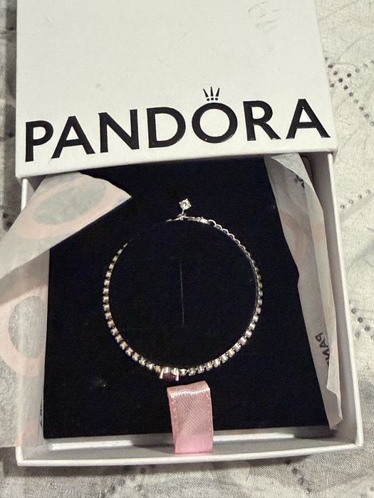 Conjunto Pandora – Pulseira, Colar e Anel de coração