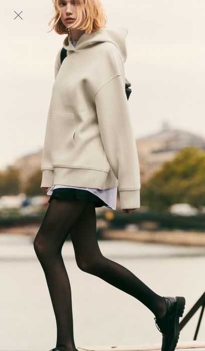 Худі бежевий zara m