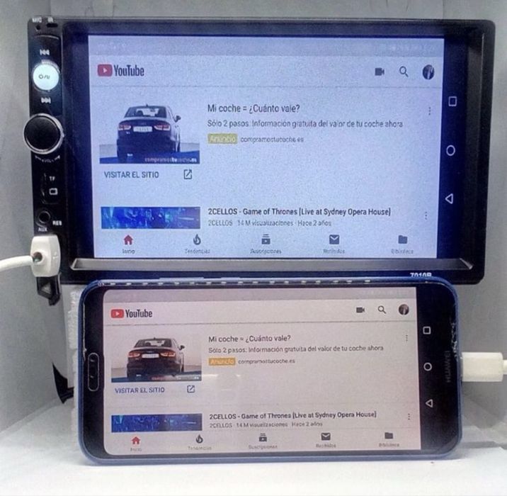 Auto Rádio 2 Din Universal NOVO / GPS / Atende Chamadas / Bluetooth / USB etc
