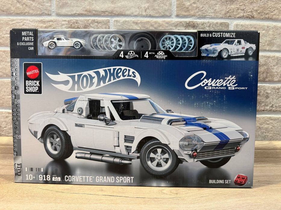 Колекційна машинка-конструктор Mattel Brick Shop Hot Wheels