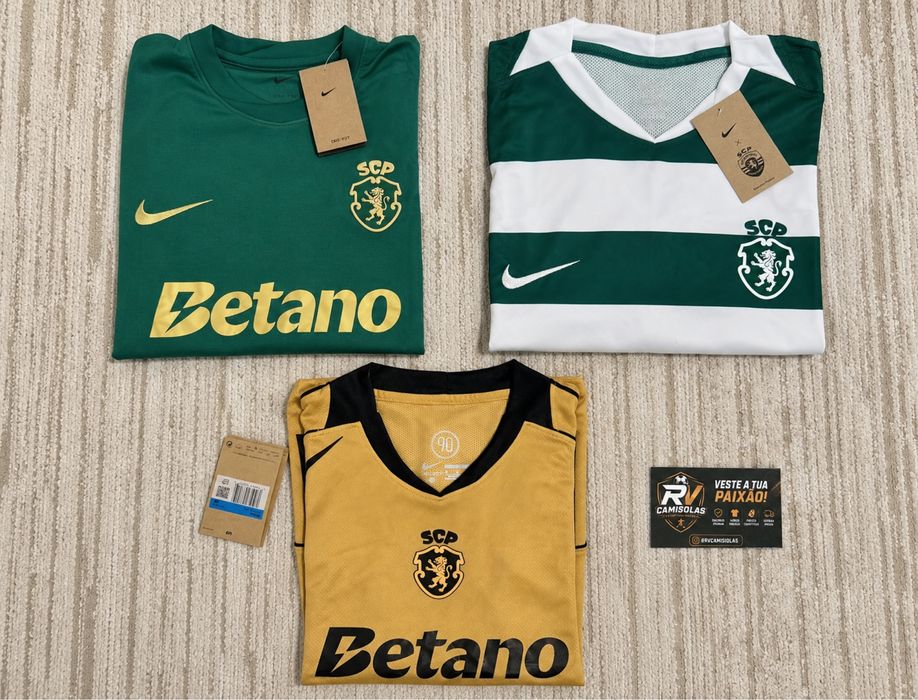 3 Camisolas Sporting 50€