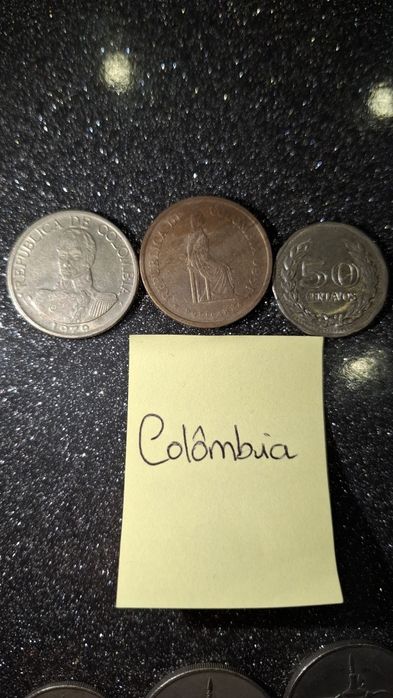 Moedas antigas coleção