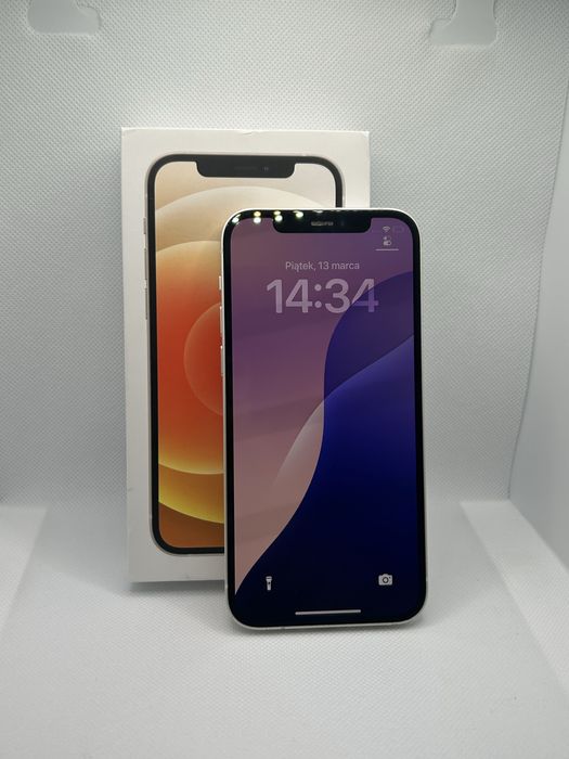 iPhone 12 Perłowa Biel 64GB / Dobry stan / Okazja
