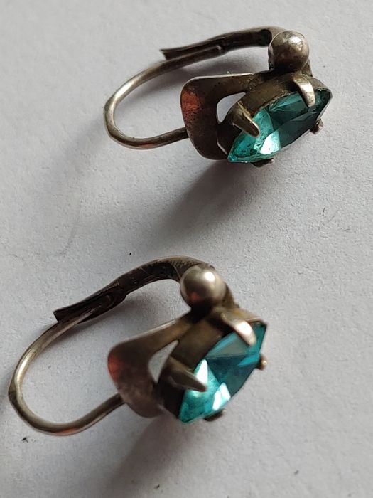 Stare srebrne kolczyki srebro cudo