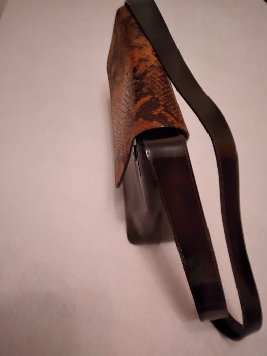 Torebka Baron z lakierowanej skóry Włoskiej