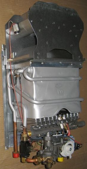 Podgrzewacz do wody piecyk gazowy na LPG Propan Butan butlowy montaż