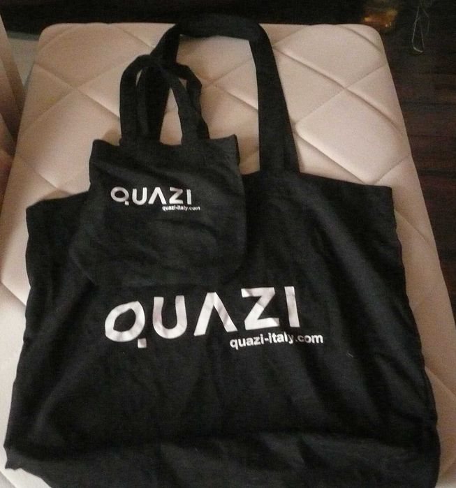 Torba materiałowa zakupową shopperbag QUAZI bardzo mała