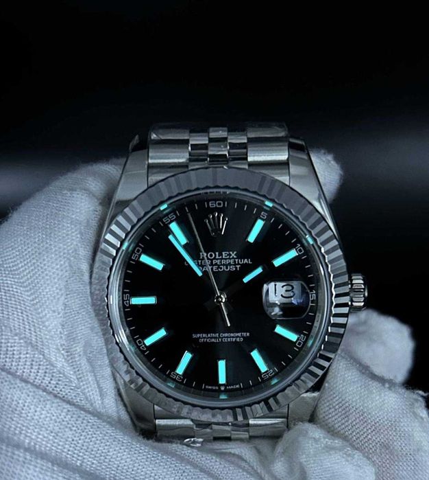 Rolex Datejust Jubilee Black Dial 41mm Ref116334 3235 Movement