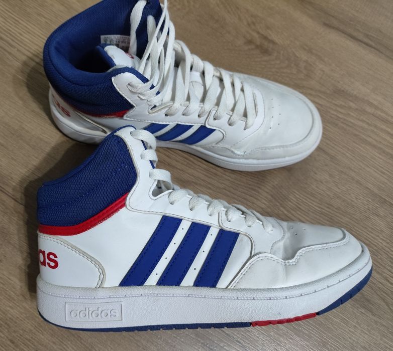 Кроссовки Adidas Hoops 3.0 Mid р.35 стелька 22,5см оригинал
