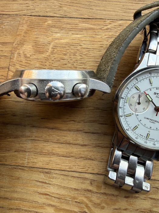 Zegarki: chronograf Strela  chronograf i Poljot Aviator