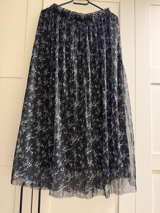 Spódnica midi - kwiaty - Reserved - rozmiar L