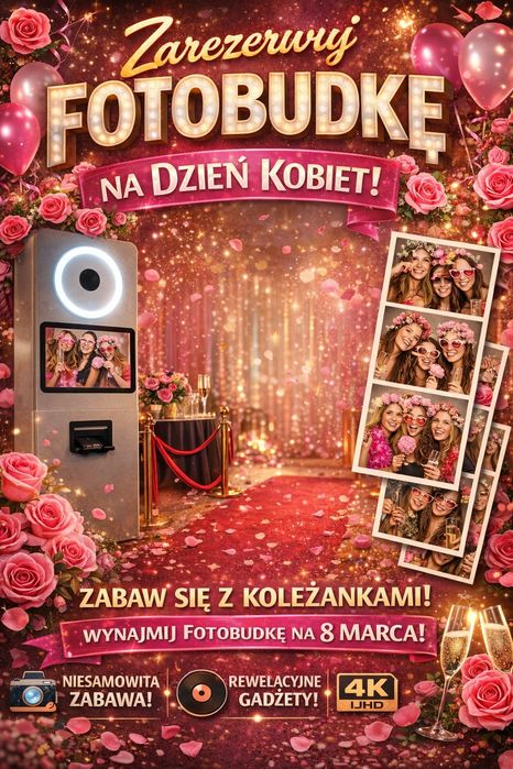 Fotobudka klasyczna z namiotem LED.
