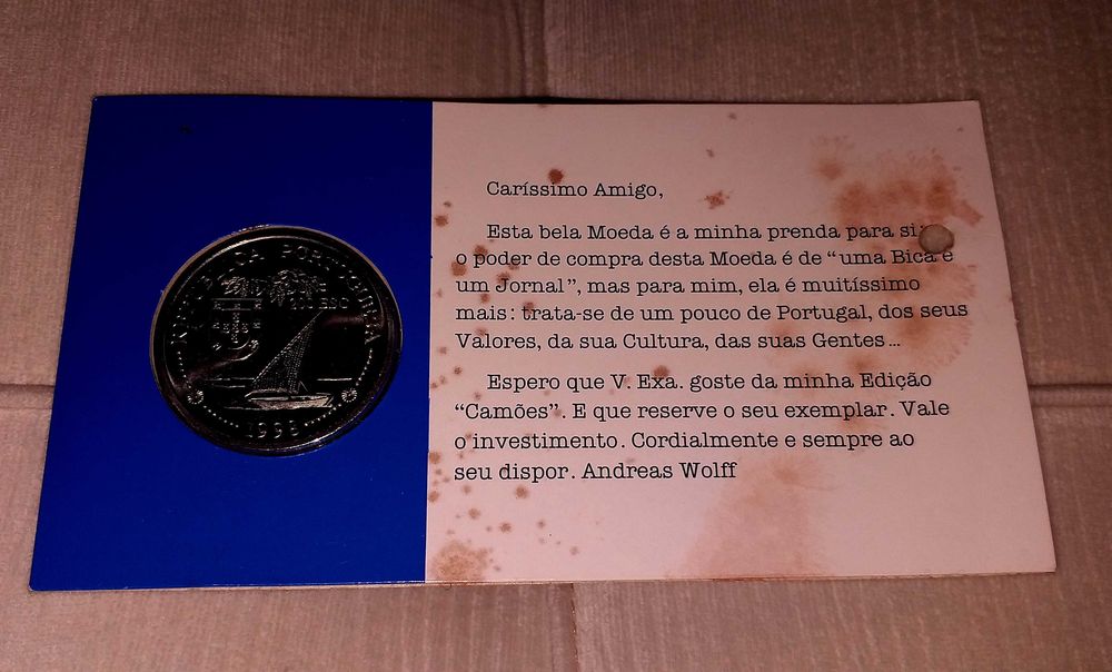 Moeda República Portuguesa 1998/Descobrimentos - Colecções PHILAE