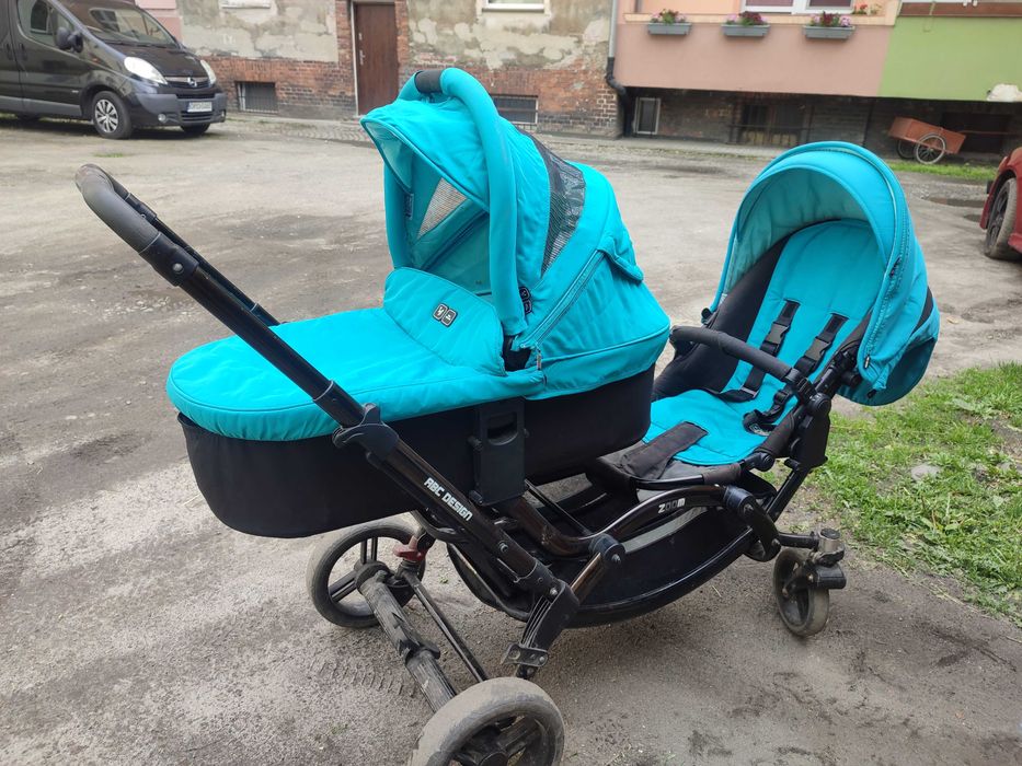 Wózek bliźniaczy rok po roku ABC Design ZOOM