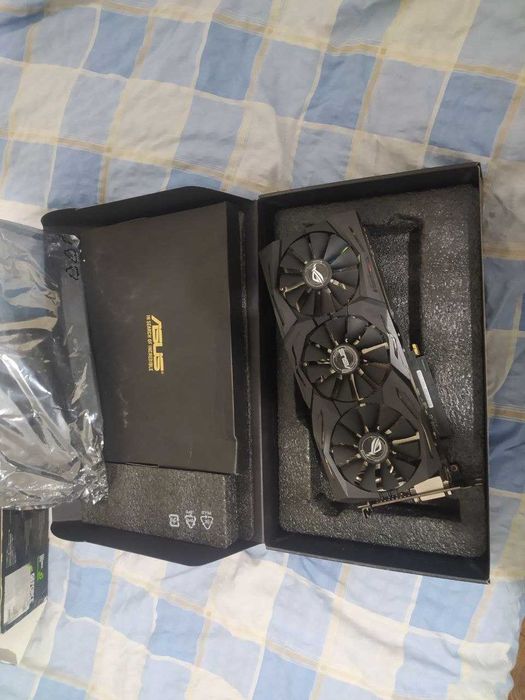 Не рабоча Asus rog strix 1070 8 Gb
