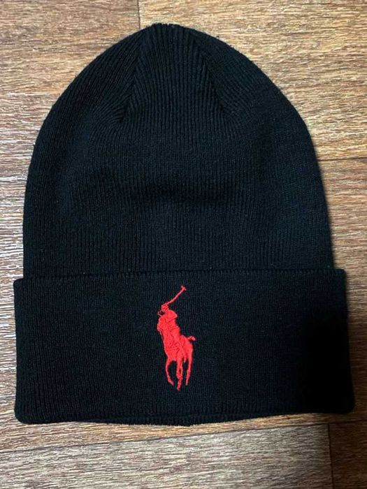 Мужская шапка-бини Polo Ralph Lauren Big Pony(оригинал)