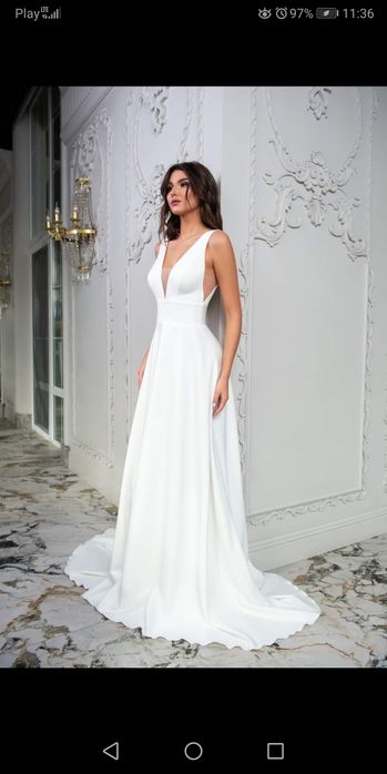 Okazja!!Suknia ślubna klasyczna, na ślub cywilny roz 38