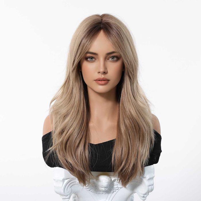 Długa peruka 55cm Blond – Stylizacja do 160°C NOWA