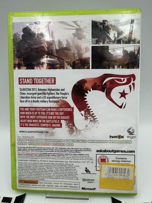 Operation Flashpoint Red River Xbox 360 Gwarancja