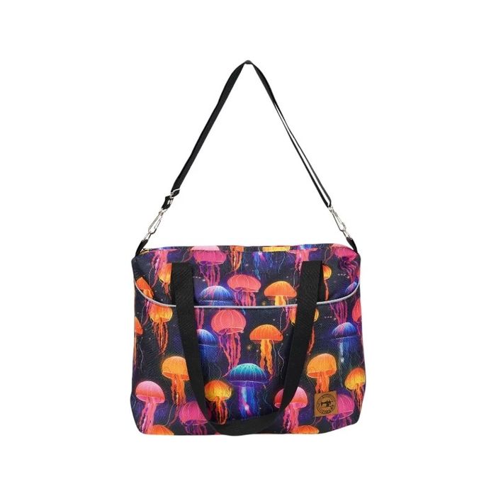 Torebka Torba Plecak damski plecaczek 2w1 Kolorowy w Meduzy