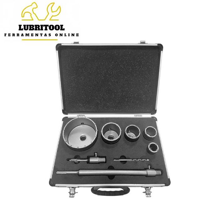 Jogo 8Pcs Craneanas Pastilhas para Betão SDS-Plus 0047.091 | NOVOS