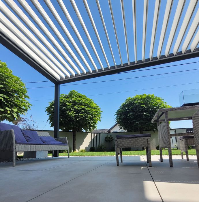 pergola lamelowa aluminiowa SB400